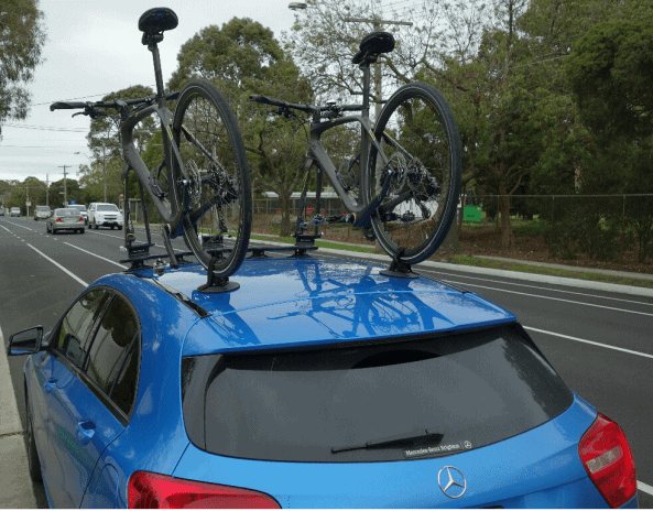 Mercedes a class bike on sale rack